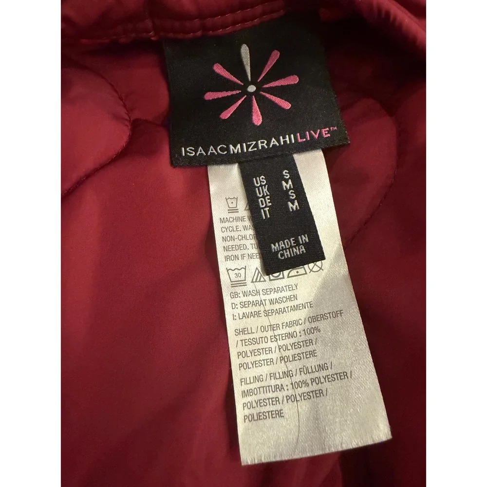 ISAACMIZRAHI LIVE quilted vest